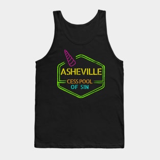 Asheville, Cesspool of Sin Tank Top